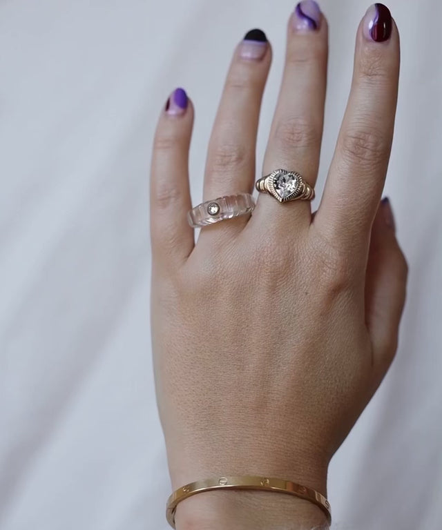 Shining Star Crystal Ring